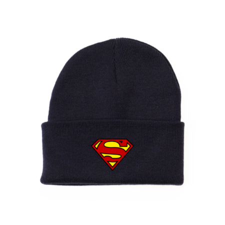 Superman Logo Knit Beanie