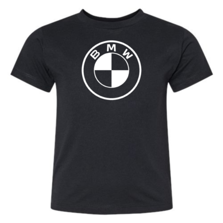 Classic BMW Logo Black Toddler T-Shirt