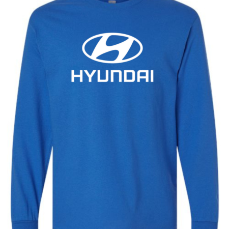 Classic Hyundai Logo Men's Long Sleeve T-Shirt
