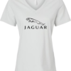 Jaguar Logo Bella Canvas Women’s V-Neck T-Shirt