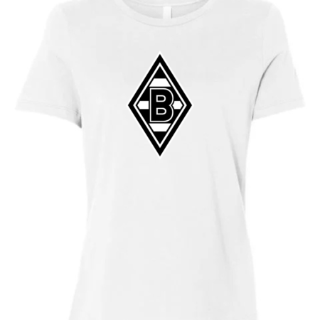 Borussia Mönchengladbach Logo Women's Crewneck T-Shirt Bella+Canvas