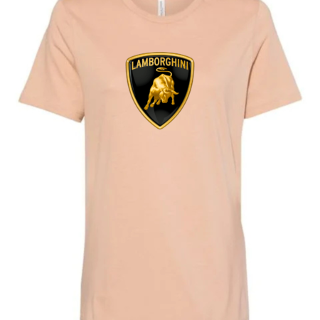Lamborghini Logo Women's Crewneck T-Shirt Bella+Canvas