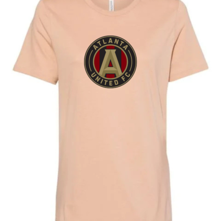 Atlanta United FC Logo Women's Crewneck T-Shirt Bella+Canvas