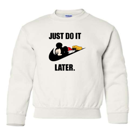 Just Do It Later Youth Sweatshirt