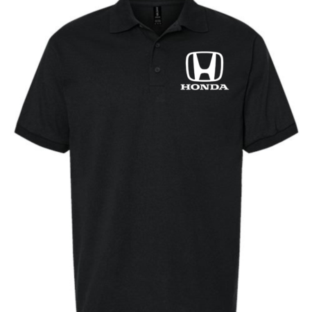 Classic Honda Logo Black Men’s Polo Shirt