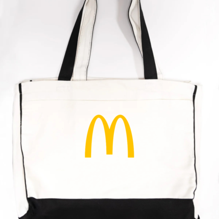 McDonald’s Logo Trimmed Tote Bag