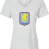 Aston Villa FC Crest Bella Canvas Women’s V-Neck T-Shirt