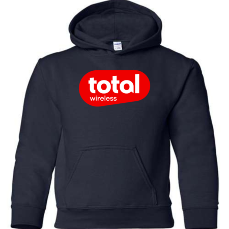 Total Wireless Logo Youth Hoodie