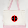 Deadpool Logo Trimmed Tote Bag