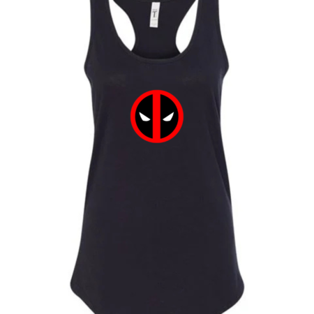 Red Mask Logo Women’s Racerback Tank Top