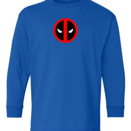 Deadpool Logo Youth Long Sleeve T-Shirt
