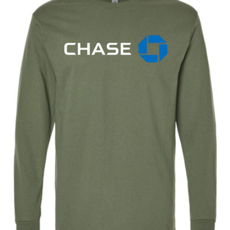 Classic Chase Bank Logo Men’s Long Sleeve T-Shirt