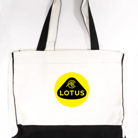 Lotus Logo Canvas Tote Bag