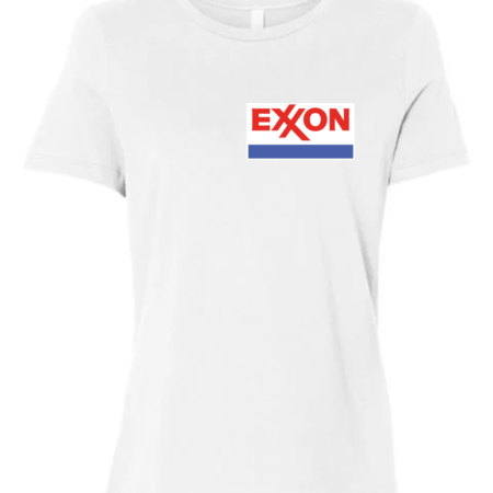 Exxon Logo Women's Crewneck T-Shirt Bella+Canvas