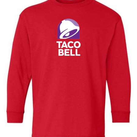 Taco Bell Logo Youth Long Sleeve T-Shirt