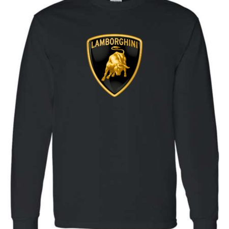 Classic Lamborghini Logo Men's Long Sleeve T-Shirt