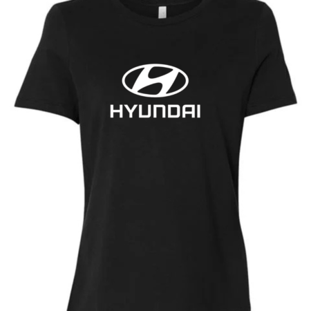 Hyundai Logo Bella+Canvas Women's Crewneck T-Shirt