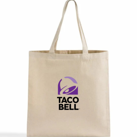Taco Bell Logo Canvas Tote Bag