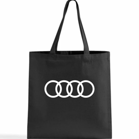 Audi Rings Logo Canvas Tote Bag