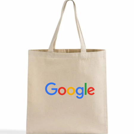 Google Logo Canvas Tote Bag