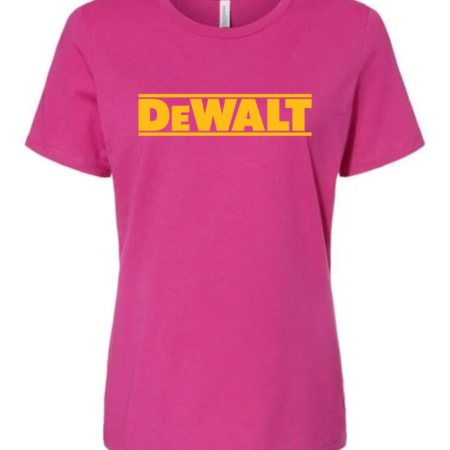 DeWalt Logo Bella+Canvas Women's Crewneck T-Shirt