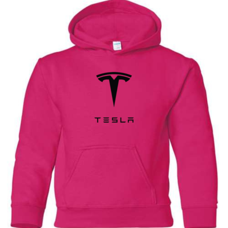 Tesla Logo Youth Hoodie