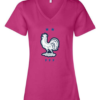 France National Team Rooster Bella Canvas Women’s V-Neck T-Shirt