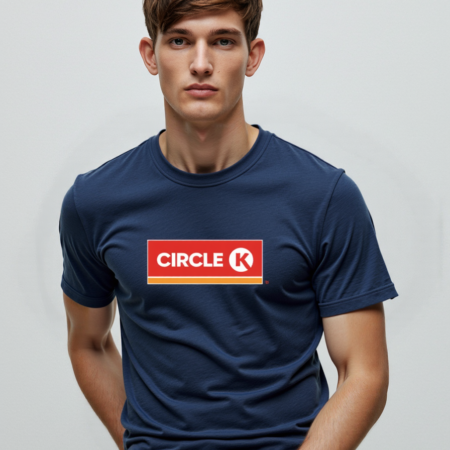 circle k logo men tshirt